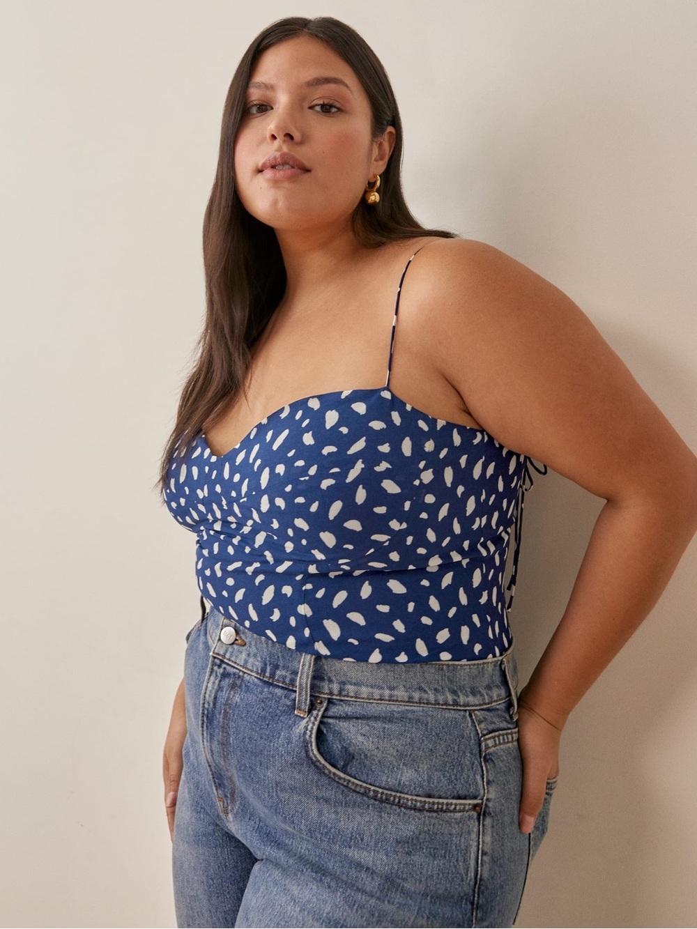 Reformation Liza Top Es with Tags